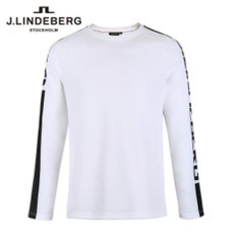 J.LINDEBERG男装秋季新品胶印潮流长袖T恤